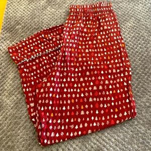 ANTHROPOLOGIE Light Flannel Drawstring PJ Bottoms Size M